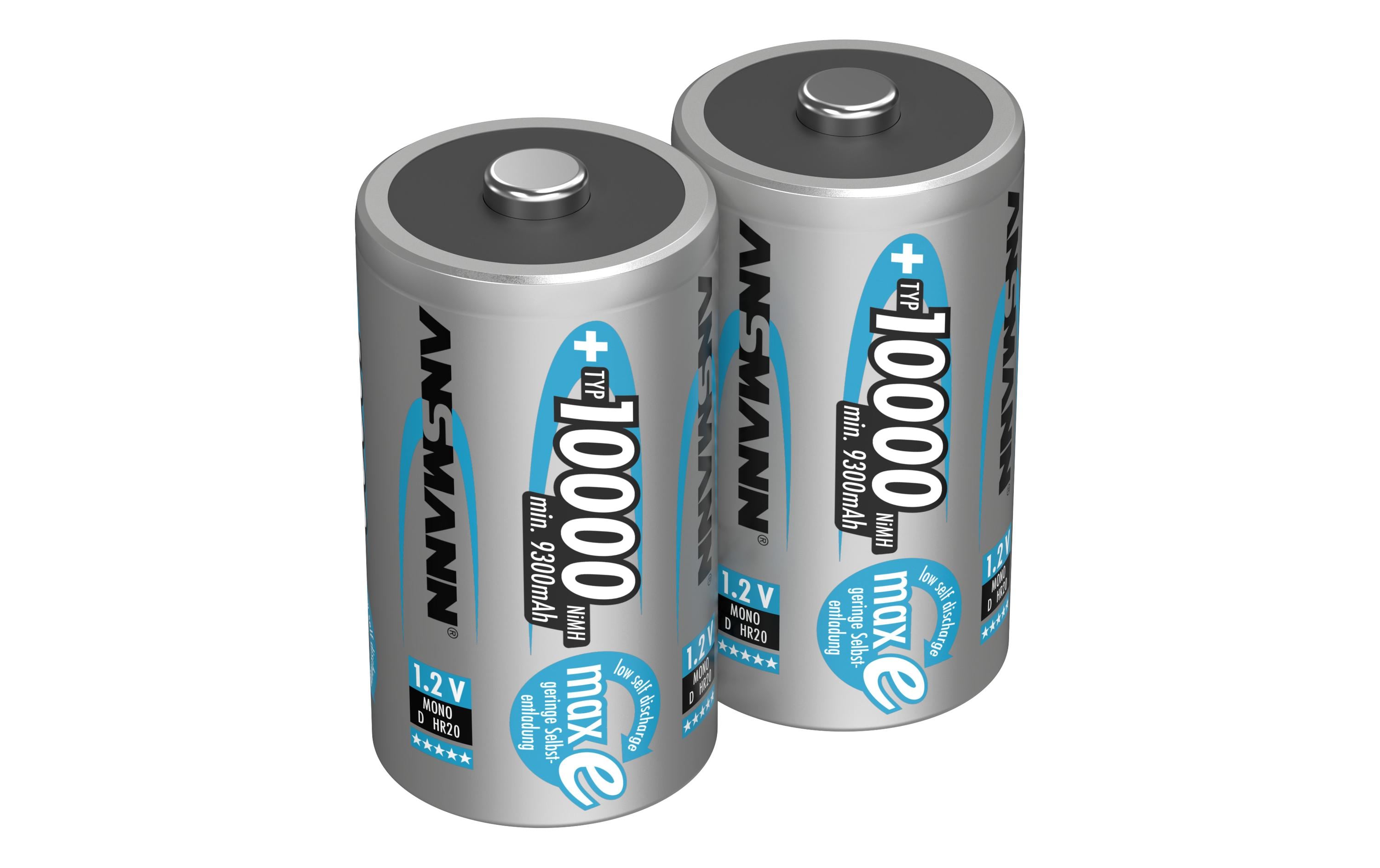 Ansmann Akku 2x D Typ 10000 9300 mAh