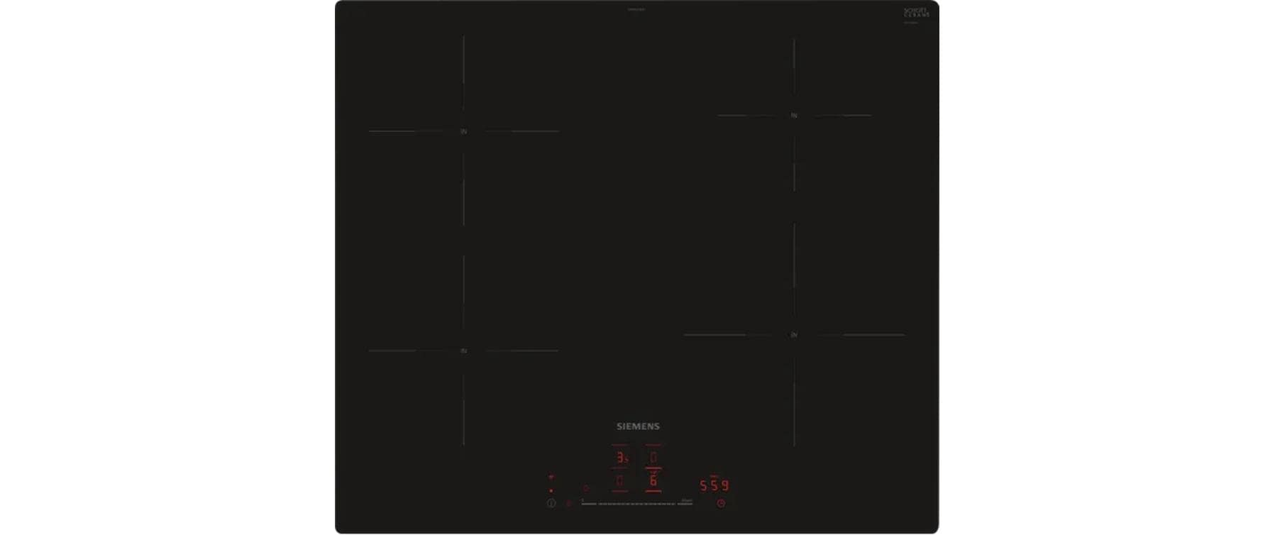 Siemens Induktionskochfeld EH601HEB1E Flächenbündig Siemens Induktionskochfeld EH601HEB1E Flächenbündig