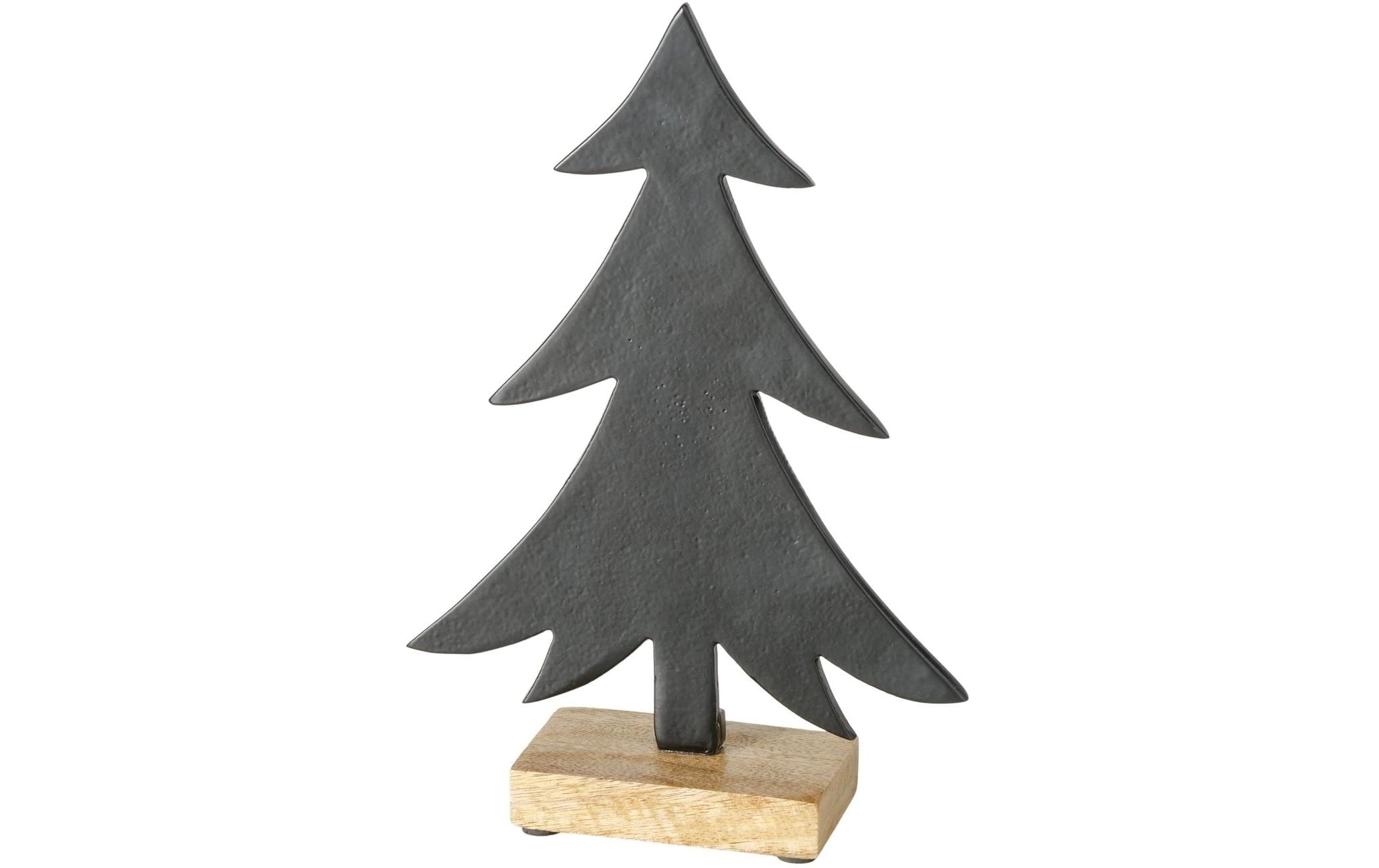 Boltze Aufsteller Baum Blirf Mangoholz/Metall, 19 x 27 cm