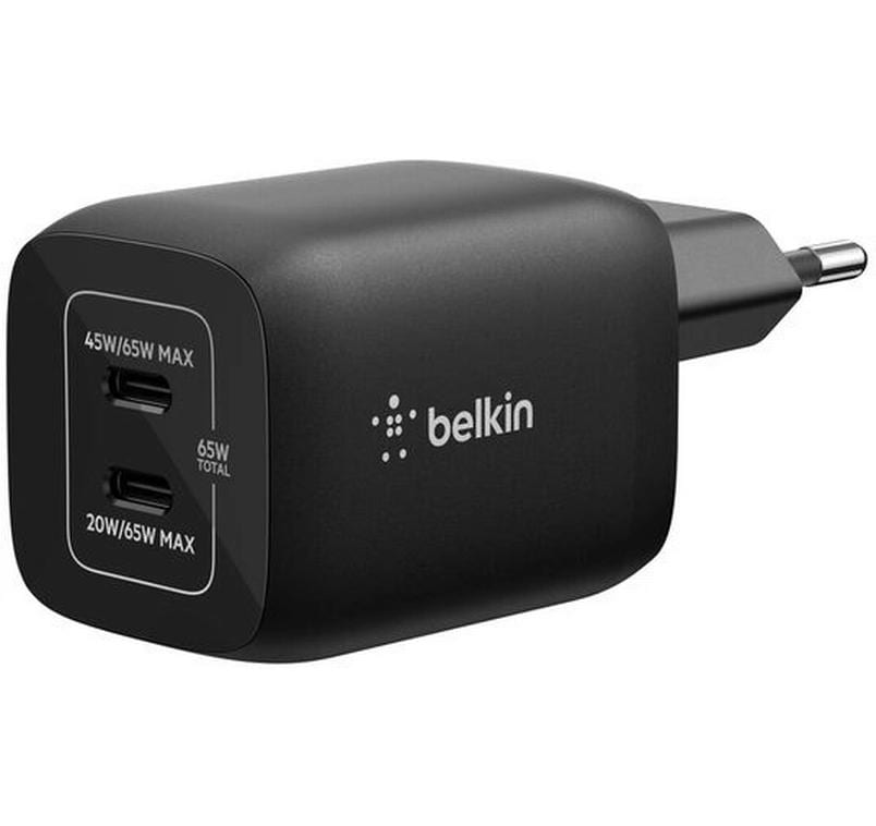 Belkin USB-Wandladegerät BoostCharge 65W, Schwarz