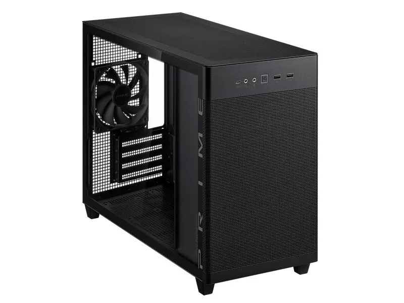 ASUS PC-Gehäuse AP201 MicroATX TG Schwarz