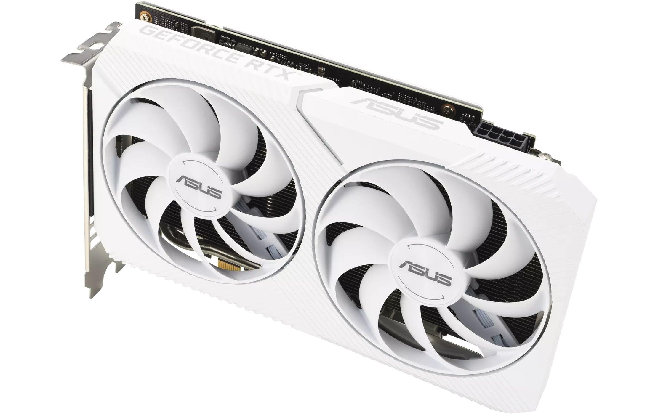 ASUS Grafikkarte Dual GeForce RTX 3060 White OC Edition 8 GB