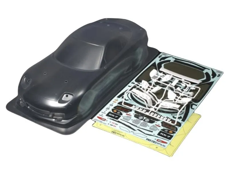Tamiya Karosserie Mazda RX-7, unlackiert, 195 mm, 1:10 Tamiya Karosserie Mazda RX-7, unlackiert, 195 mm, 1:10