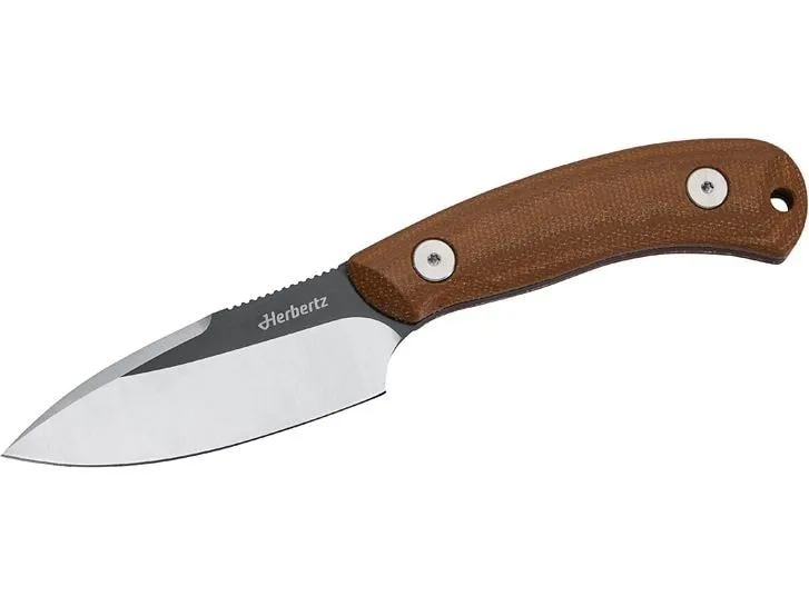 Herbertz Gürtelmesser D2 braun micarta