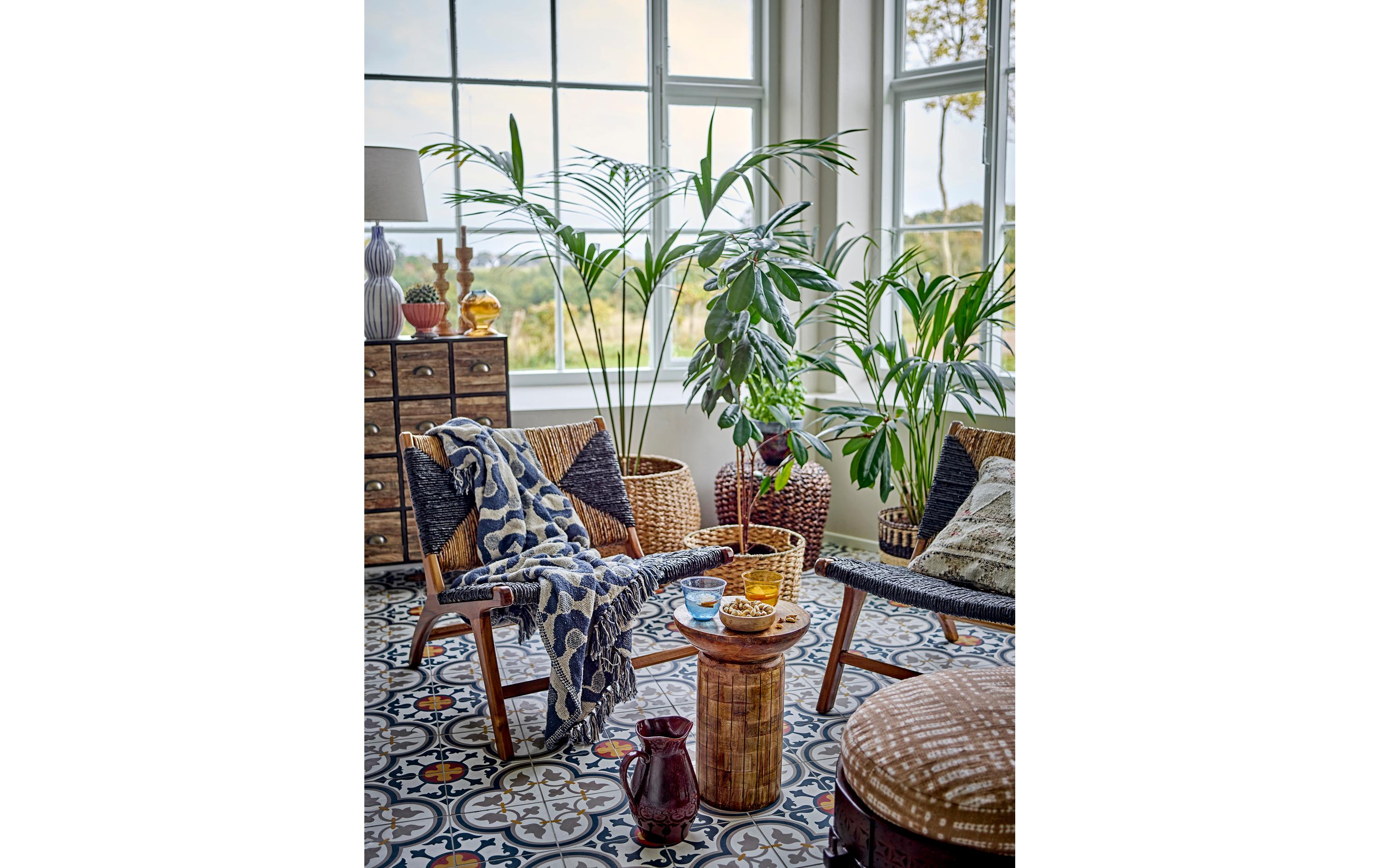 Bloomingville Kommode Matteo 33.5 x 92 cm, Braun/Schwarz