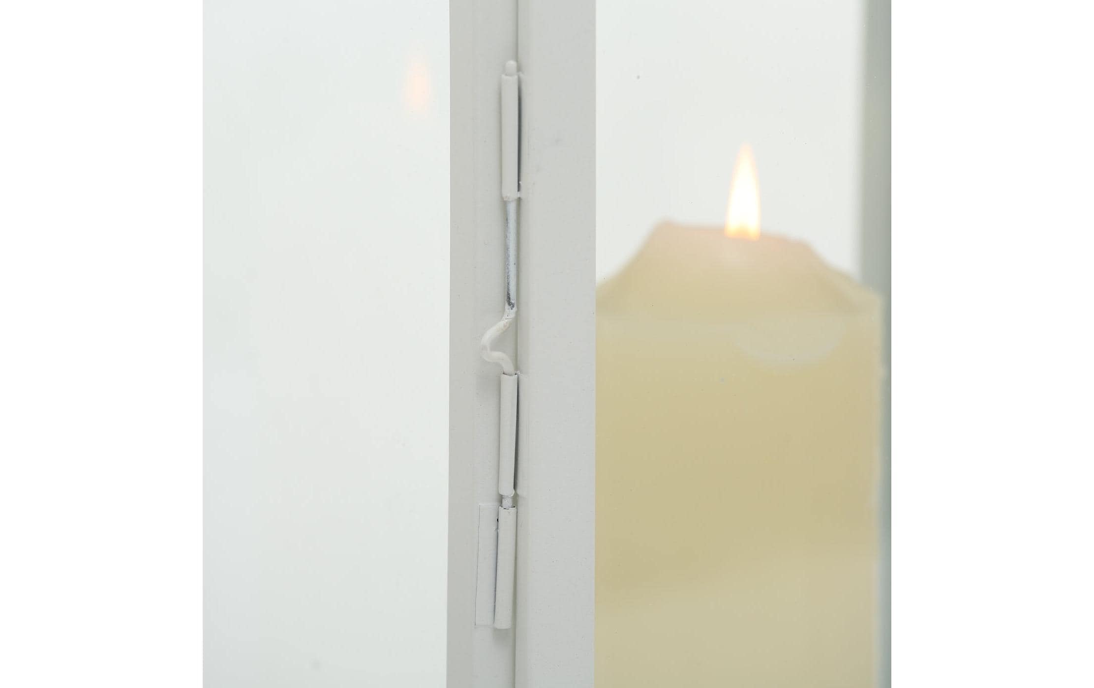 Boltze Laterne Arana 3-teilig, Transparent/Weiss