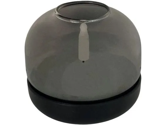 Dameco LED Windlicht aus Glas braunmit 1 LED Dameco LED Windlicht aus Glas braunmit 1 LED
