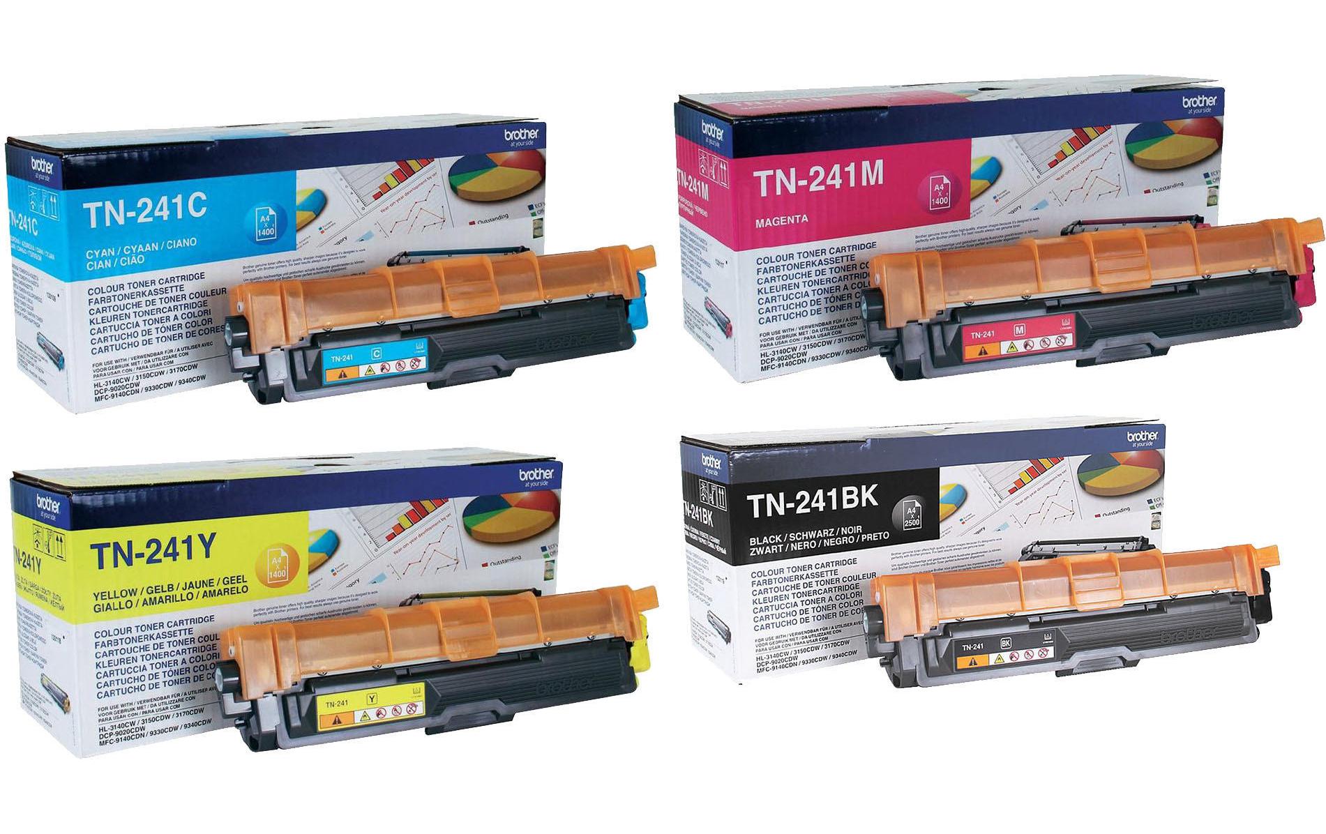 Brother Tonerset TN-241 Black/Cyan/Magenta/Yellow