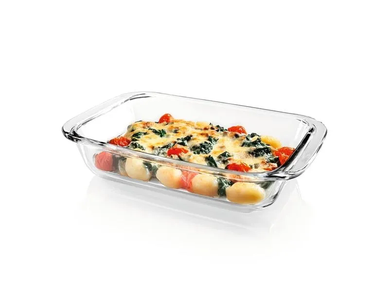 GOURMETmaxx Auflaufform für Heissluft-Fritteusen Eckig, Transparent GOURMETmaxx Auflaufform für Heissluft-Fritteusen Eckig, Transparent