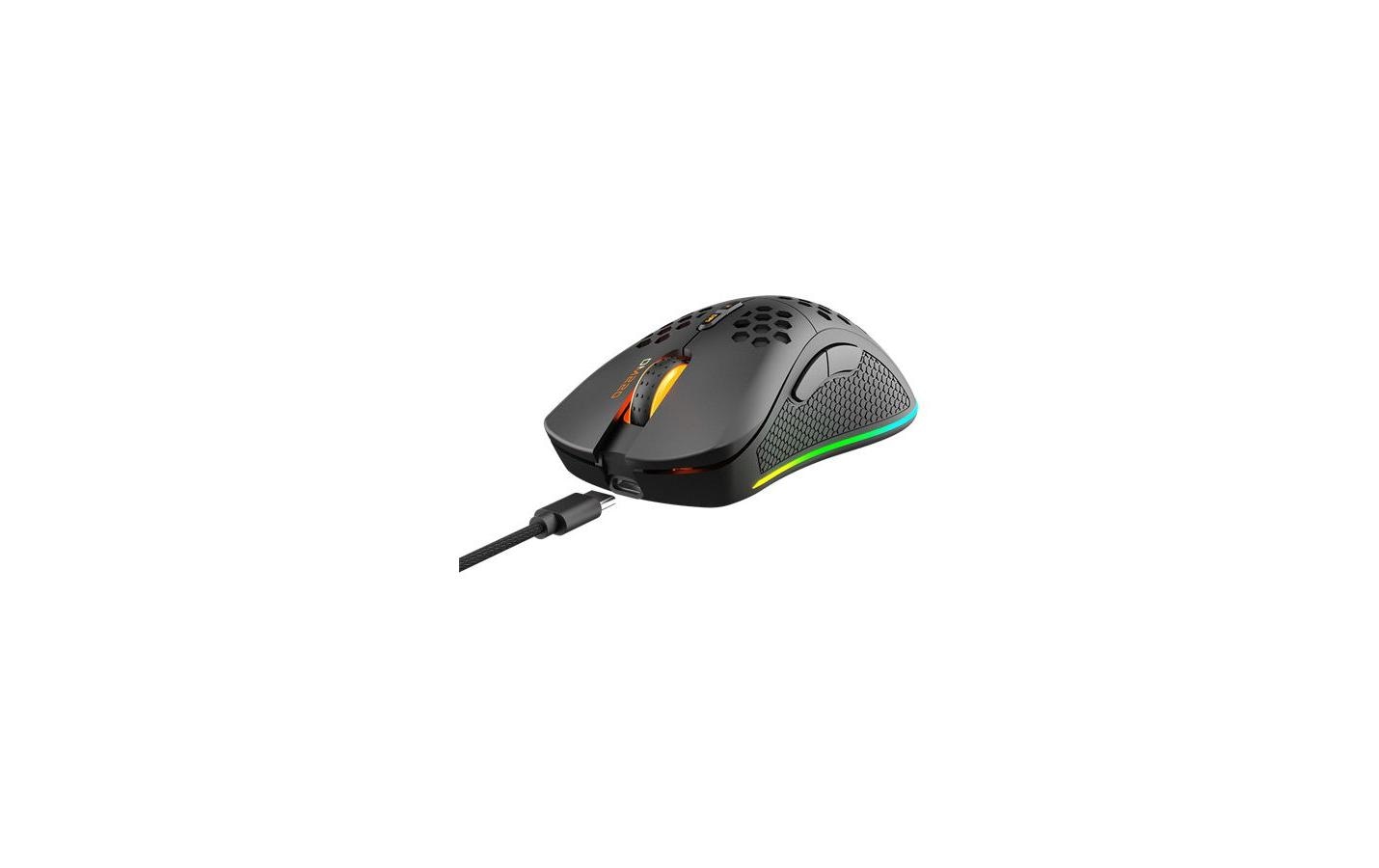 DELTACO Gaming-Maus DM220 RGB Schwarz