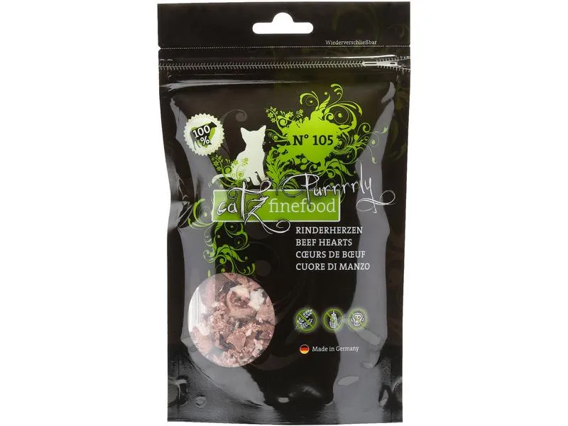 catz finefood Katzen-Snack Purrrrly No.105 Rinderherzen, 35 g catz finefood Katzen-Snack Purrrrly No.105 Rinderherzen, 35 g