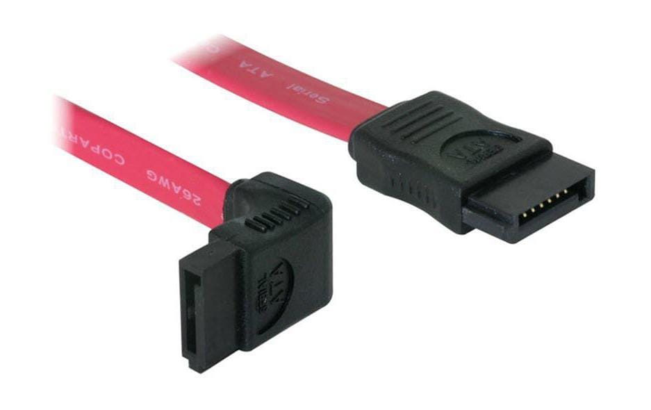 Delock SATA2-Kabel rot, gewinkelt, 30 cm Delock SATA2-Kabel rot, gewinkelt, 30 cm