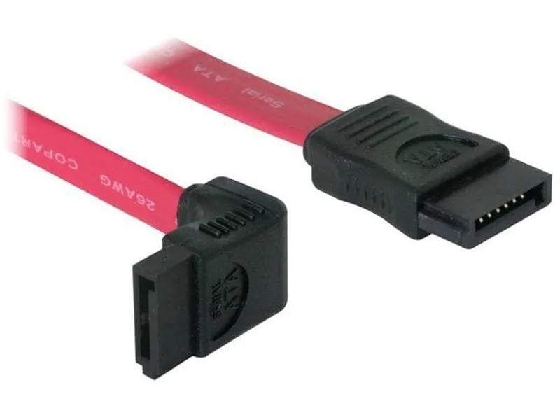 Delock SATA2-Kabel rot, gewinkelt, 30 cm Delock SATA2-Kabel rot, gewinkelt, 30 cm