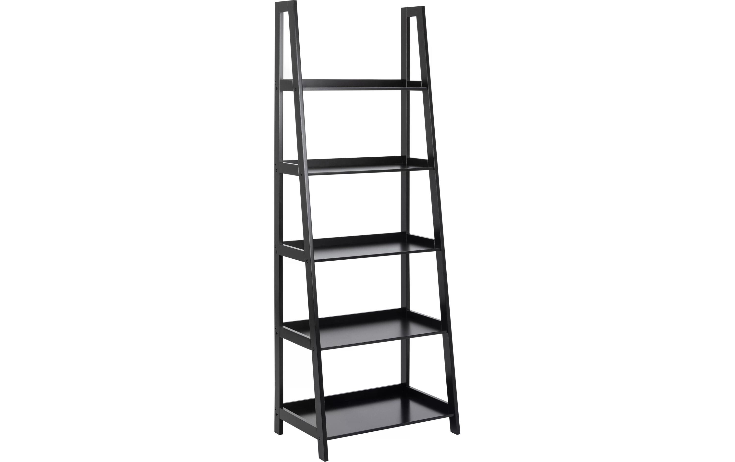 AC Design Regal Wally 63 x 40 x 180 cm, Schwarz