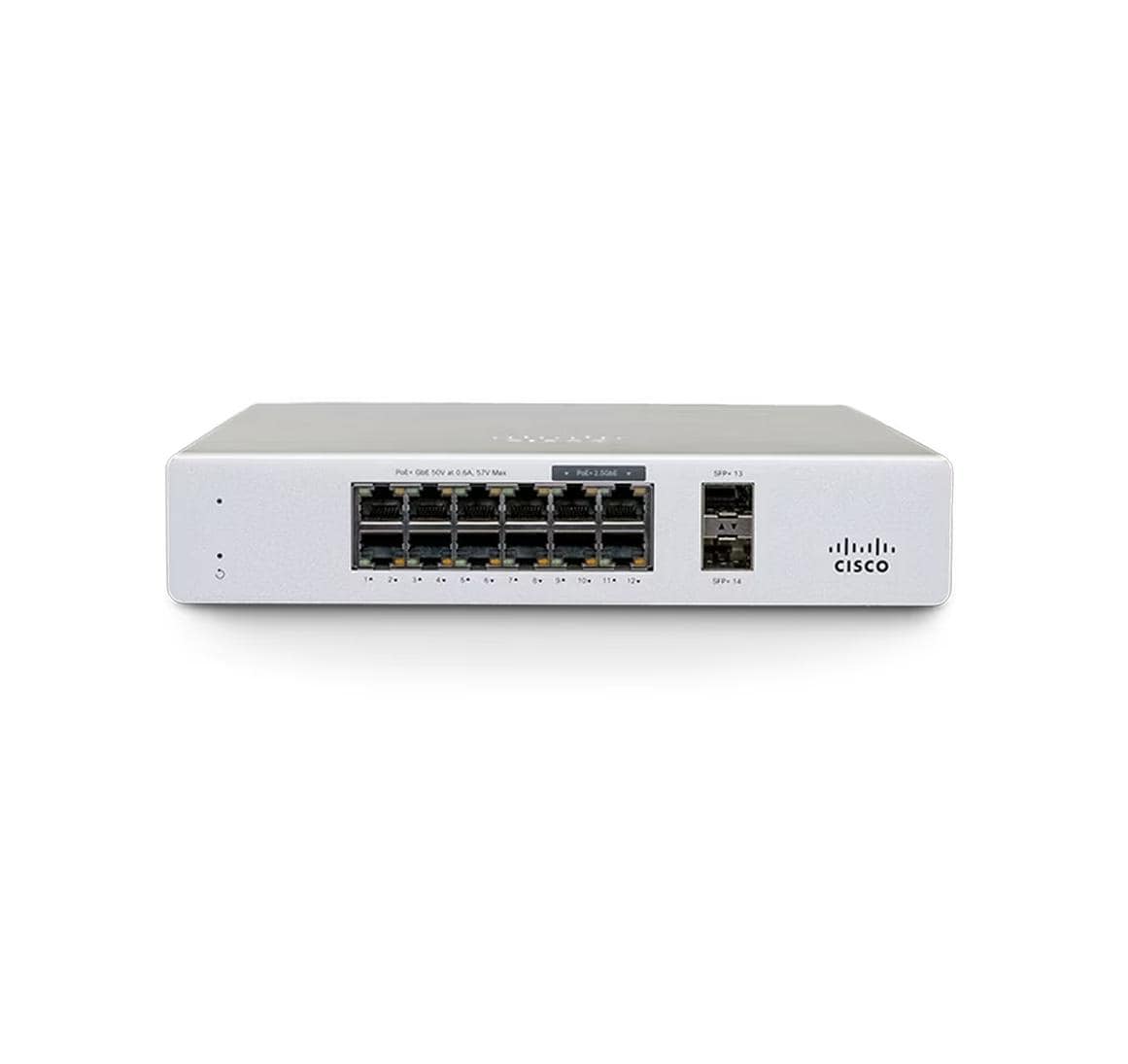 Cisco Meraki PoE+ Switch MS130-12X 14 Port