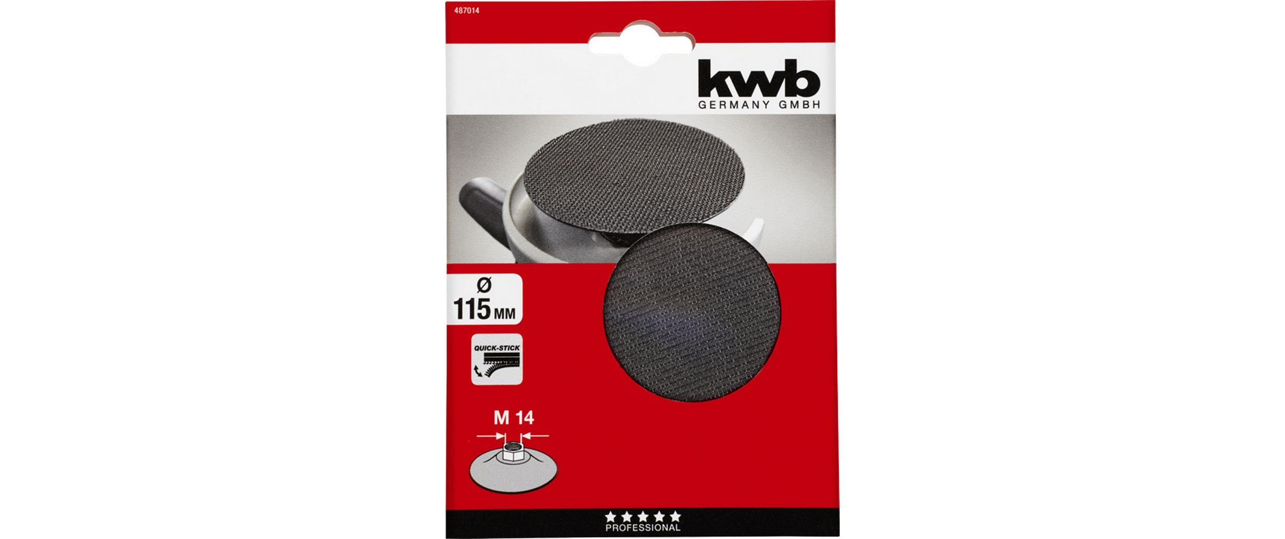 kwb Adapter Haftstützteller 115 mm