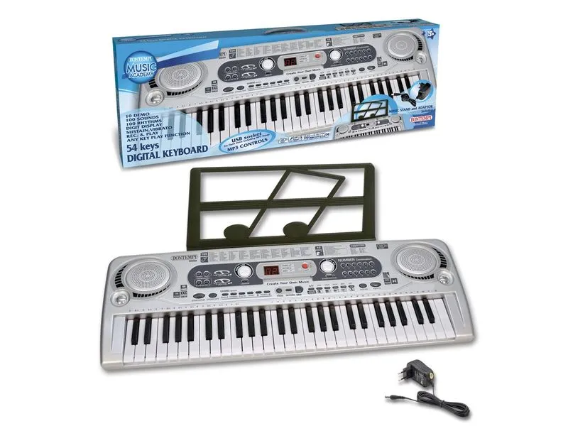 Bontempi Digitales Keyboard mit 54 Tasten