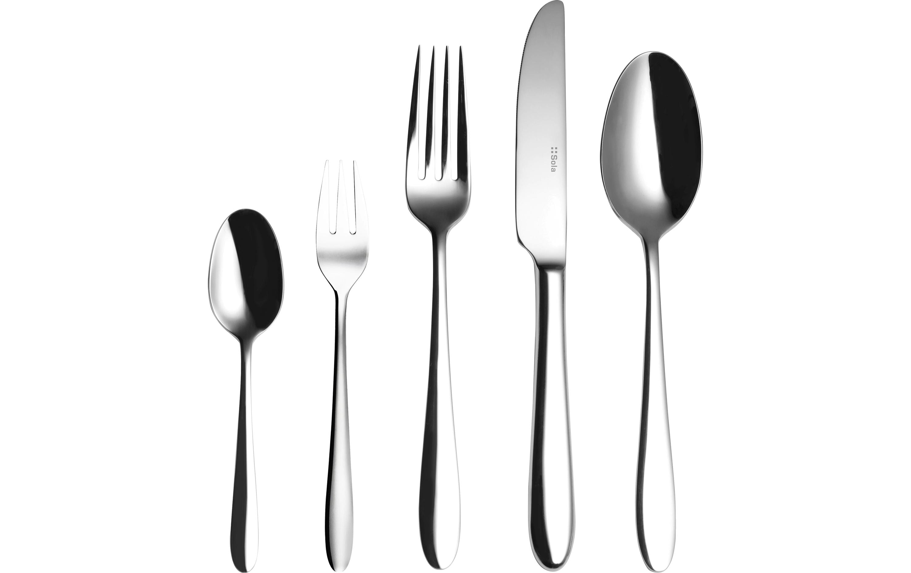 Sola Besteck-Set Turin Elite 30-teilig, Silber