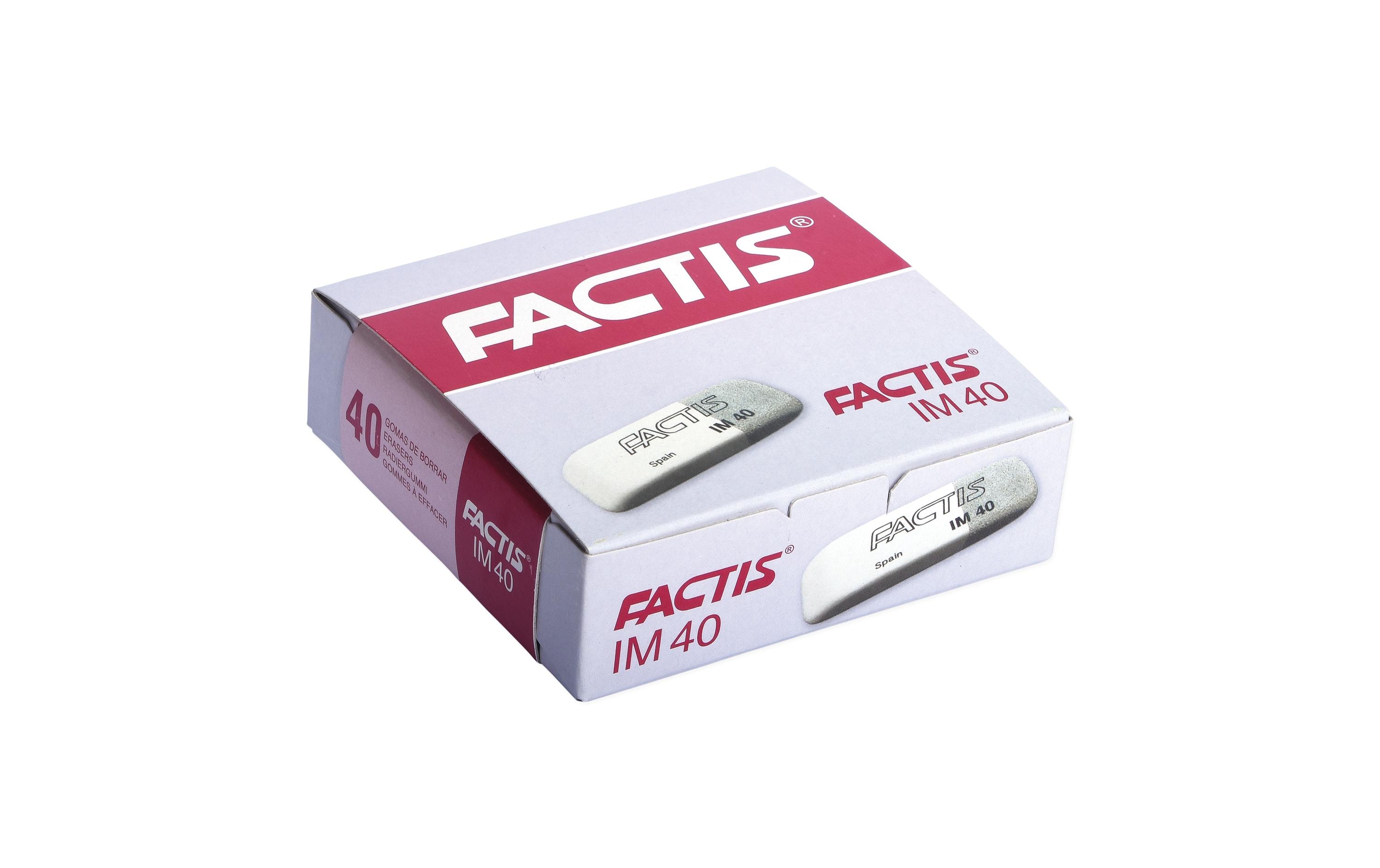 Factis Radiergummi IM40 Grau/Weiss Factis Radiergummi IM40 Grau/Weiss
