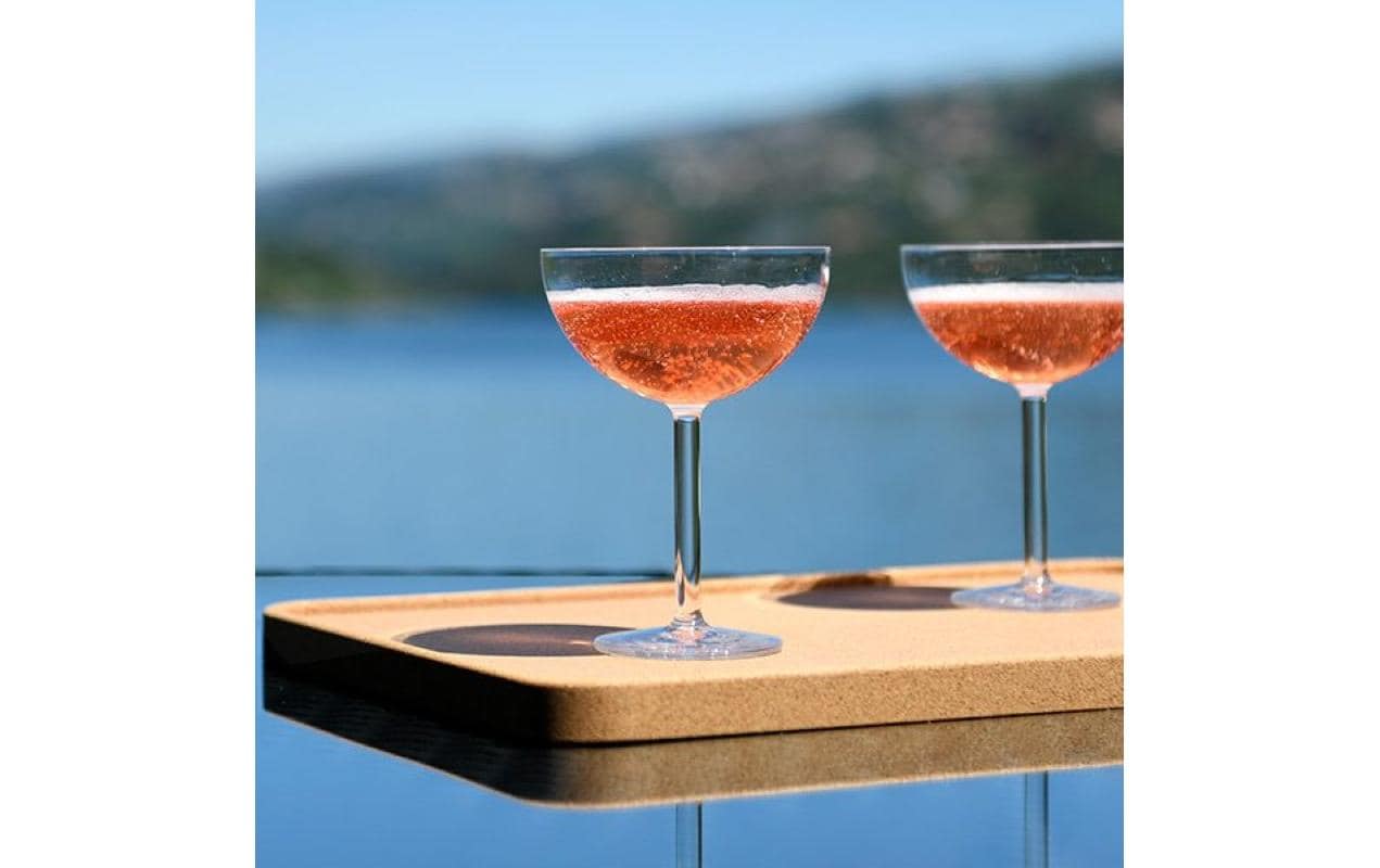 Bodum Champagnerglas Oktett 280 ml, 4 Stück, Transparent