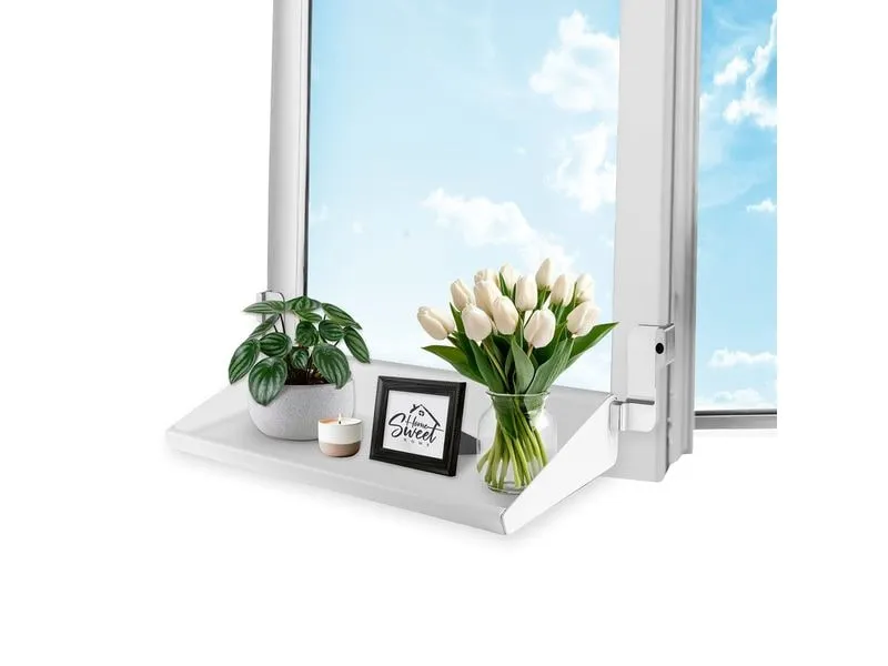 Frischluft Fensterbrett 65-107 cm, Weiss Frischluft Fensterbrett 65-107 cm, Weiss