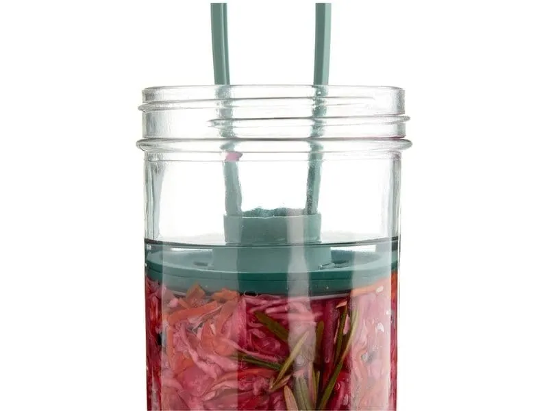 Lékué Fermentationsglas 700 ml, Glas, Blau, 2 Stück Lékué Fermentationsglas 700 ml, Glas, Blau, 2 Stück