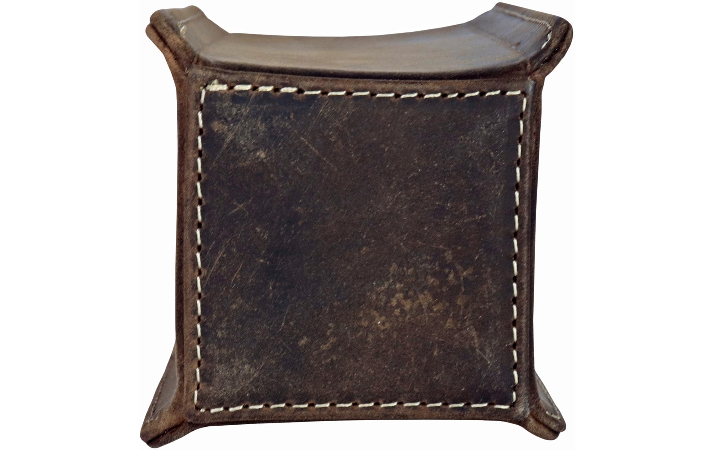 Alpenleder Stiftehalter Haferl Dunkelbraun