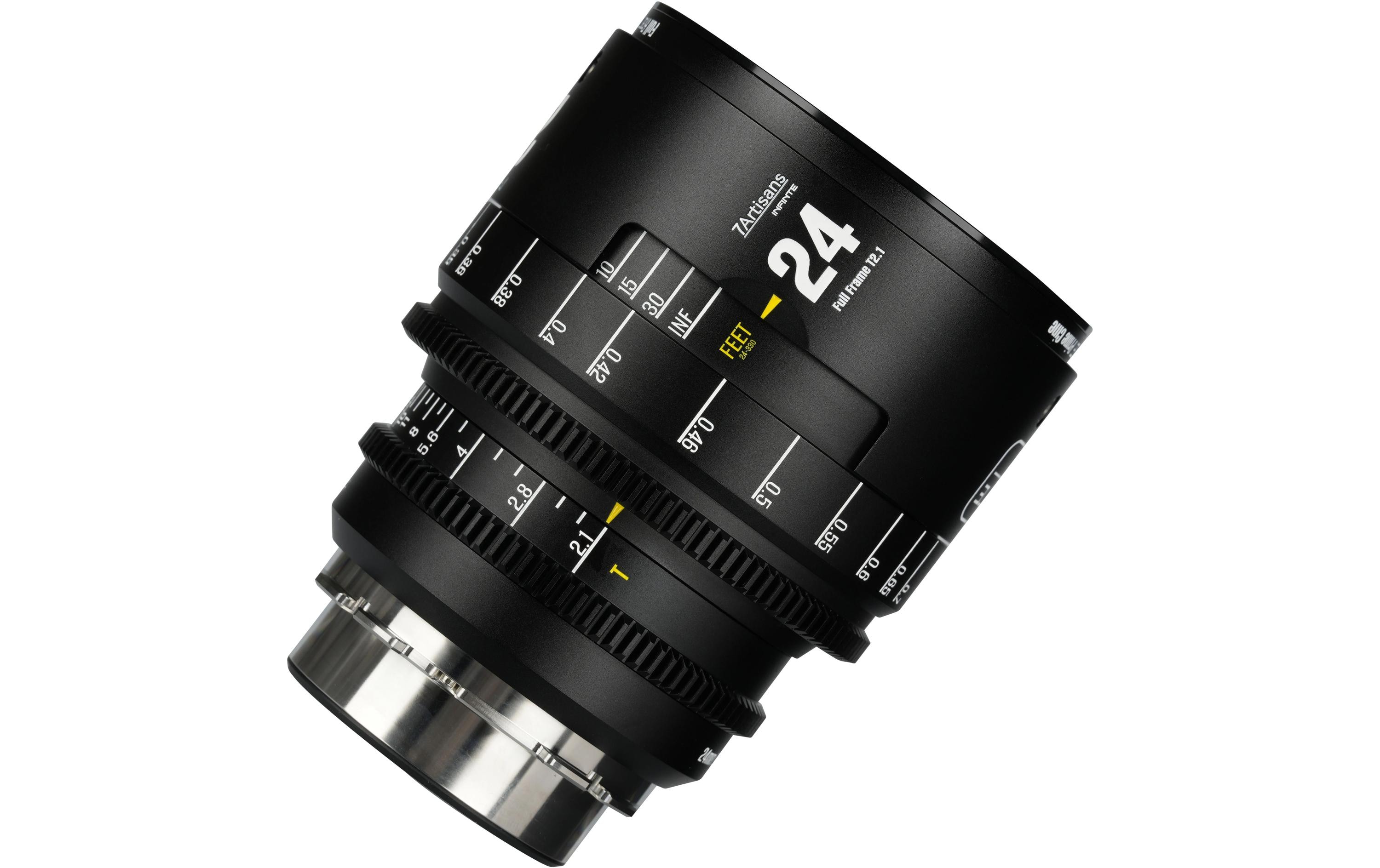 7Artisans Festbrennweite 24mm T/2.1 INFINTE Schwarz – Arri PL
