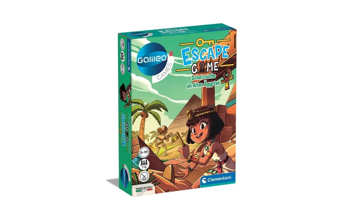 Clementoni Escape Game – Schatzsuche im Alten Ägypten
