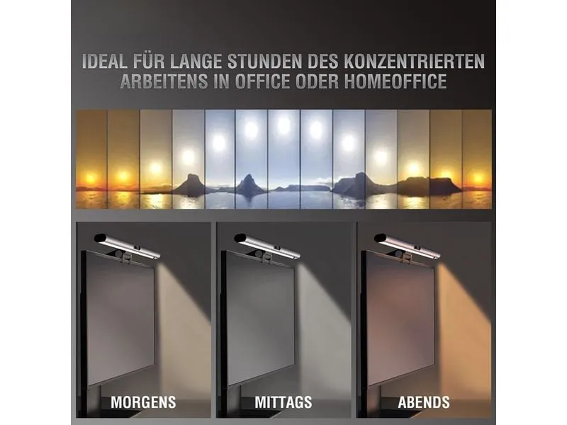 4smarts Monitorlampe LightBar Silber 4smarts Monitorlampe LightBar Silber