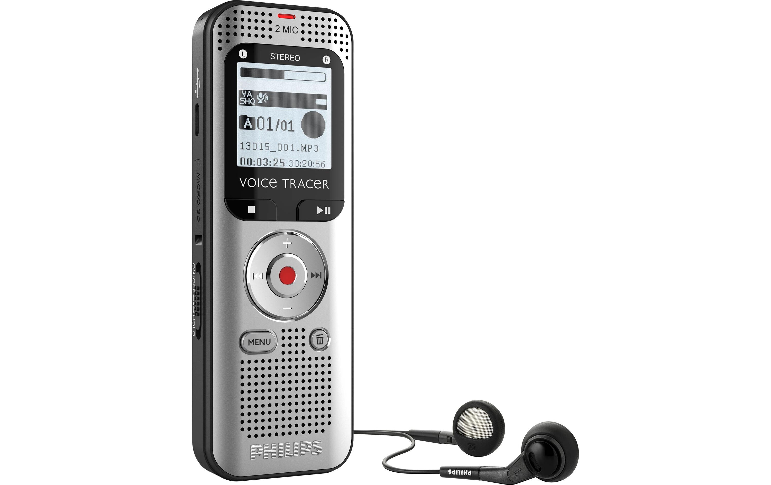 Philips Diktiergerät VoiceTracer DVT2015 Philips Diktiergerät VoiceTracer DVT2015