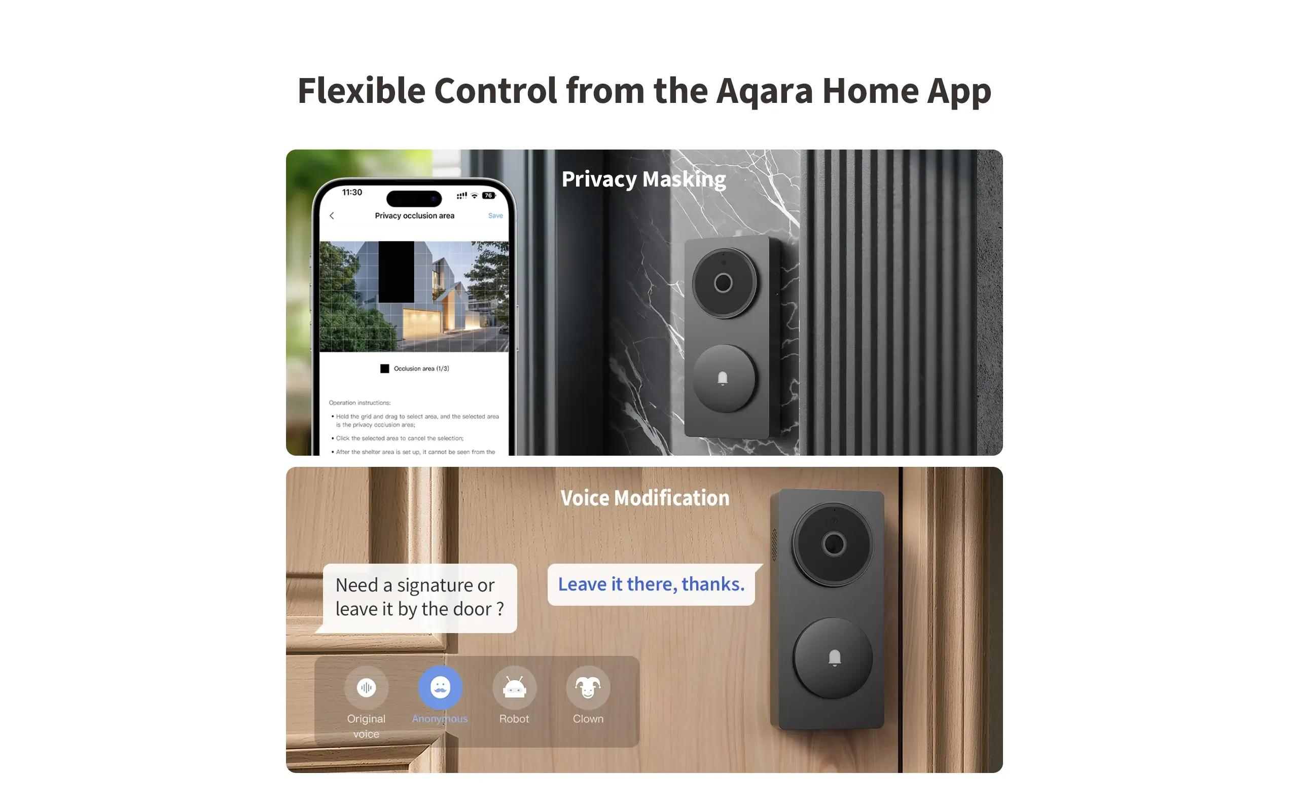 Aqara Türklingel-Kamera-Hub G410 Weiss 1 Stück Aqara Türklingel-Kamera-Hub G410 Weiss 1 Stück