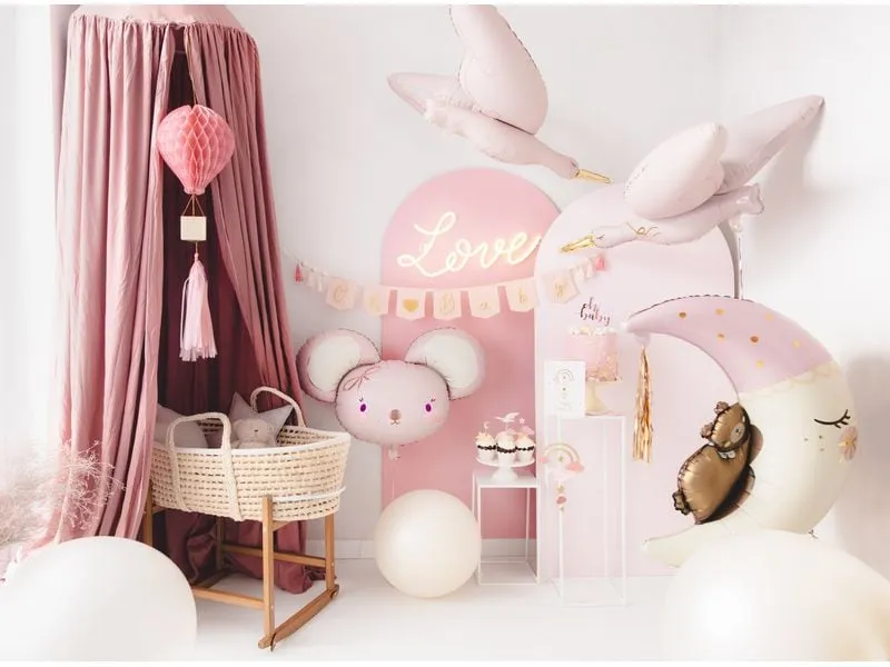 Partydeco Girlande Oh Baby 2.5 m, Gold/Hellrosa Partydeco Girlande Oh Baby 2.5 m, Gold/Hellrosa