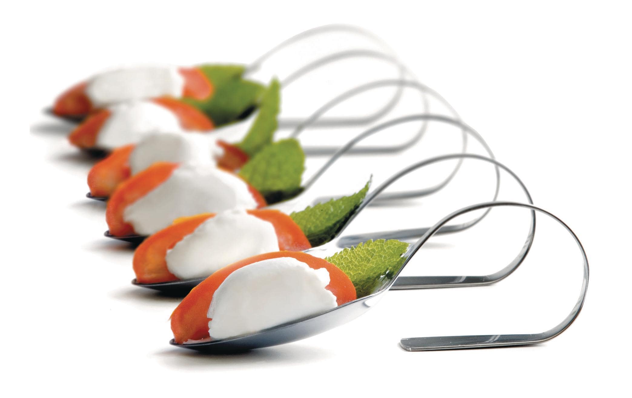 Ibili Fingerfood-Löffel 6 Stück, Silber