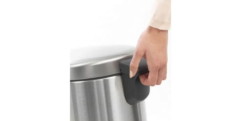 Brabantia Treteimer NewIcon Fingerprint Proof 12 l, Silber matt