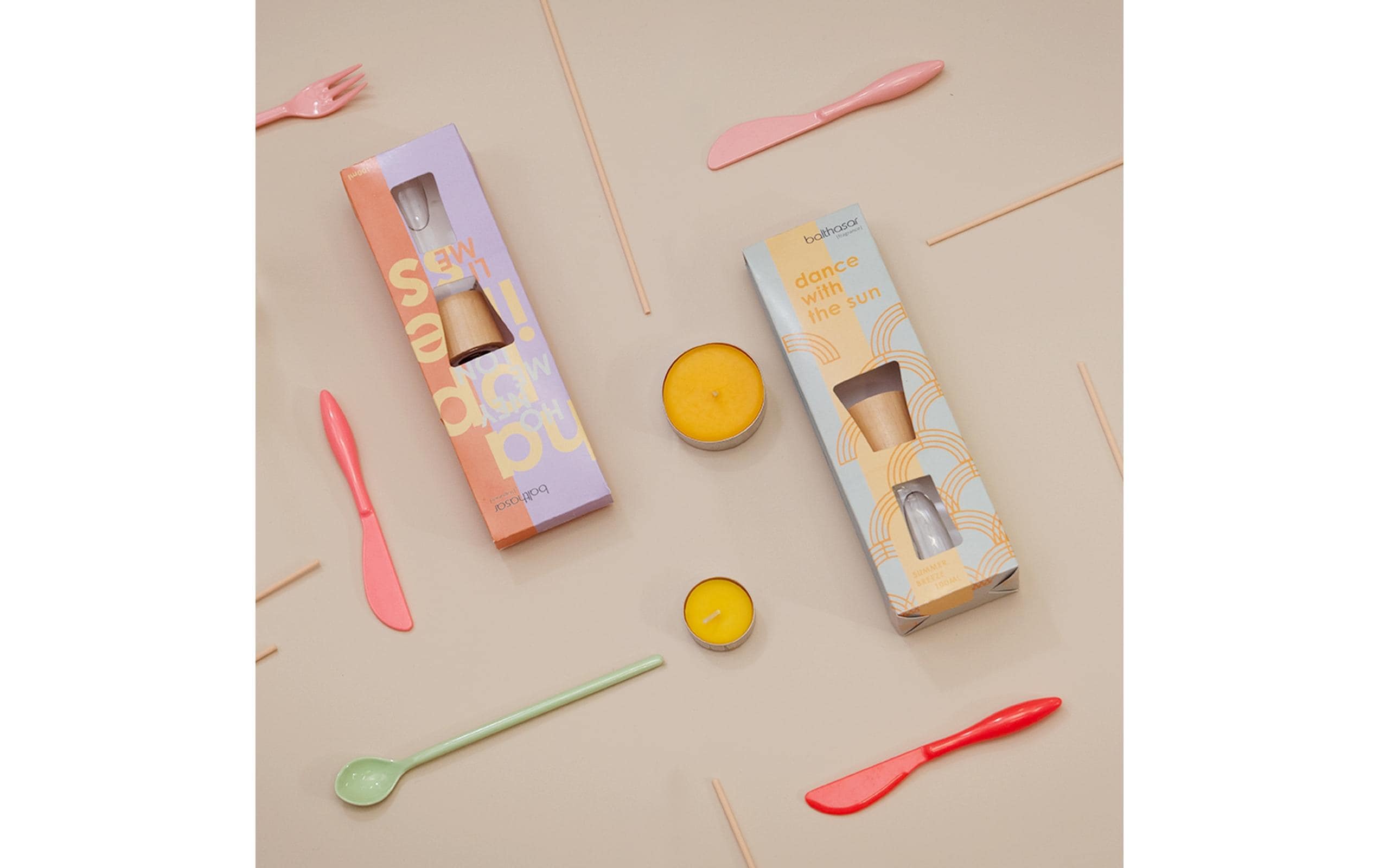 balthasar Outdoor Teelichter Citronella 25 Stück, Gelb