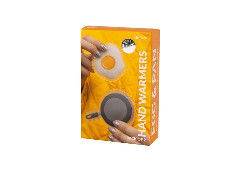 Fisura Hand warmer EGG & FRYING PAN pack of 2 2er-Pack Mehrfarbig Fisura Hand warmer EGG & FRYING PAN pack of 2 2er-Pack Mehrfarbig