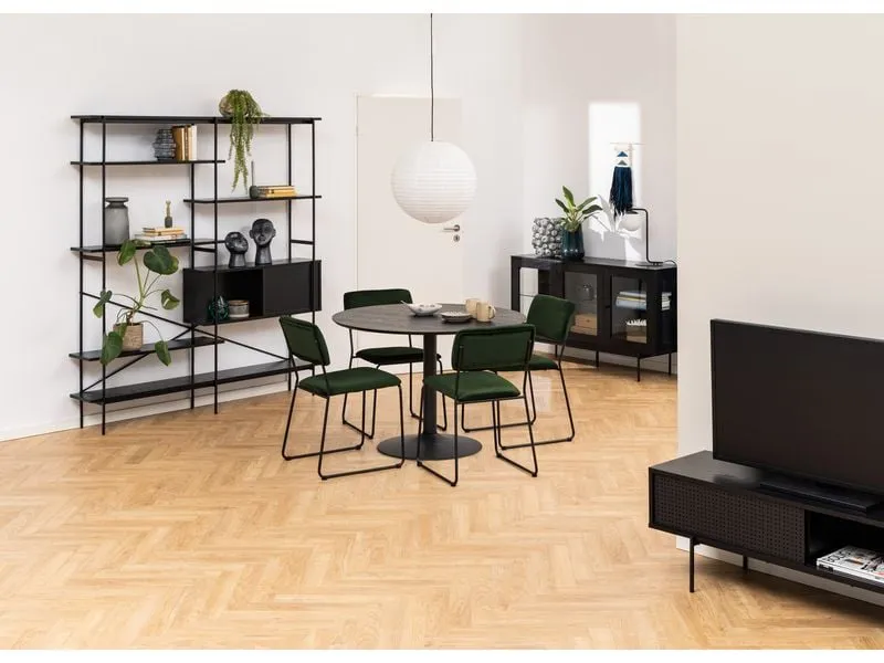 AC Design TV-Möbel Angus 140 x 40 x 44.5 cm, Schwarz
