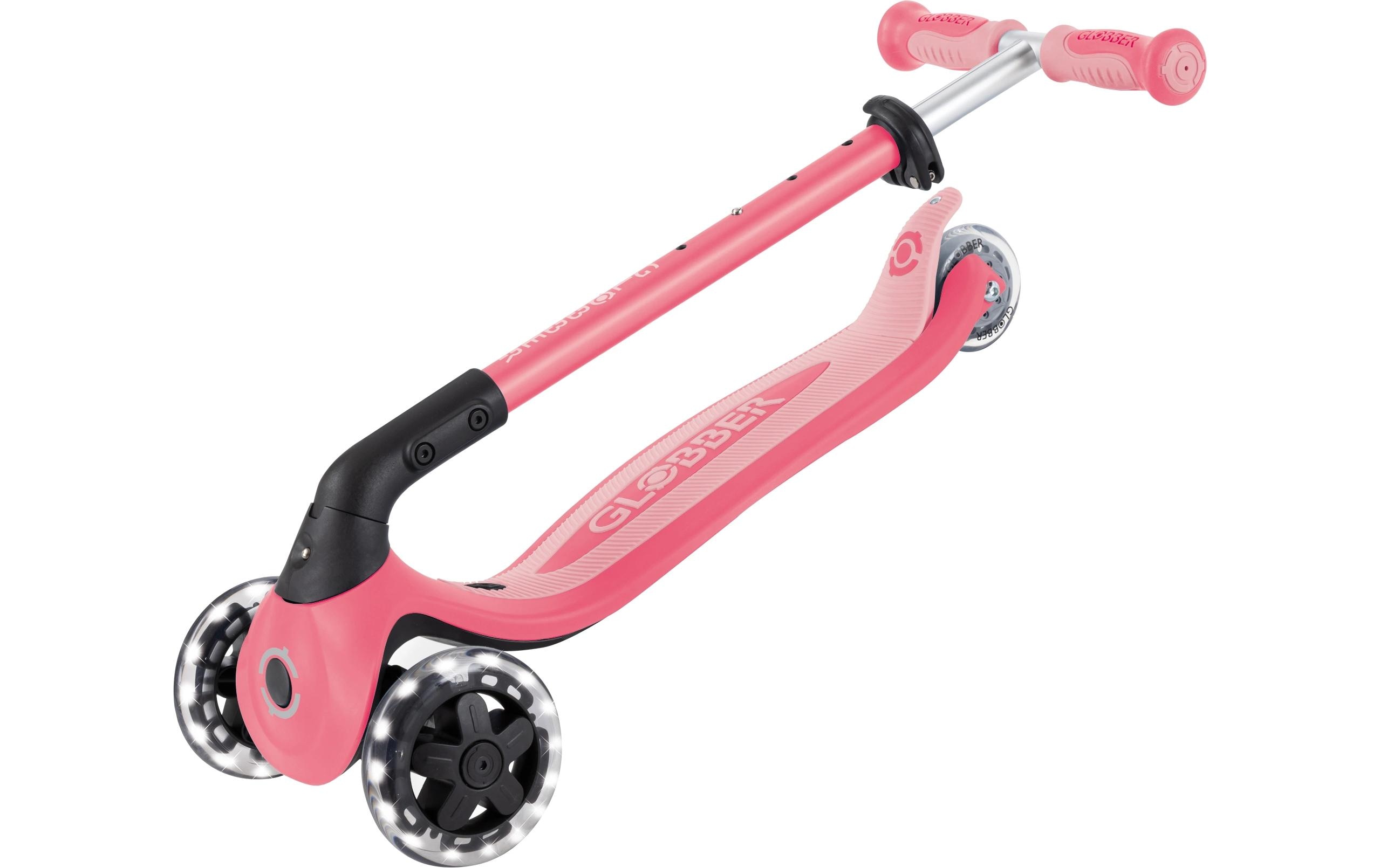 GLOBBER Scooter GO UP Baby Lights 360° Pink