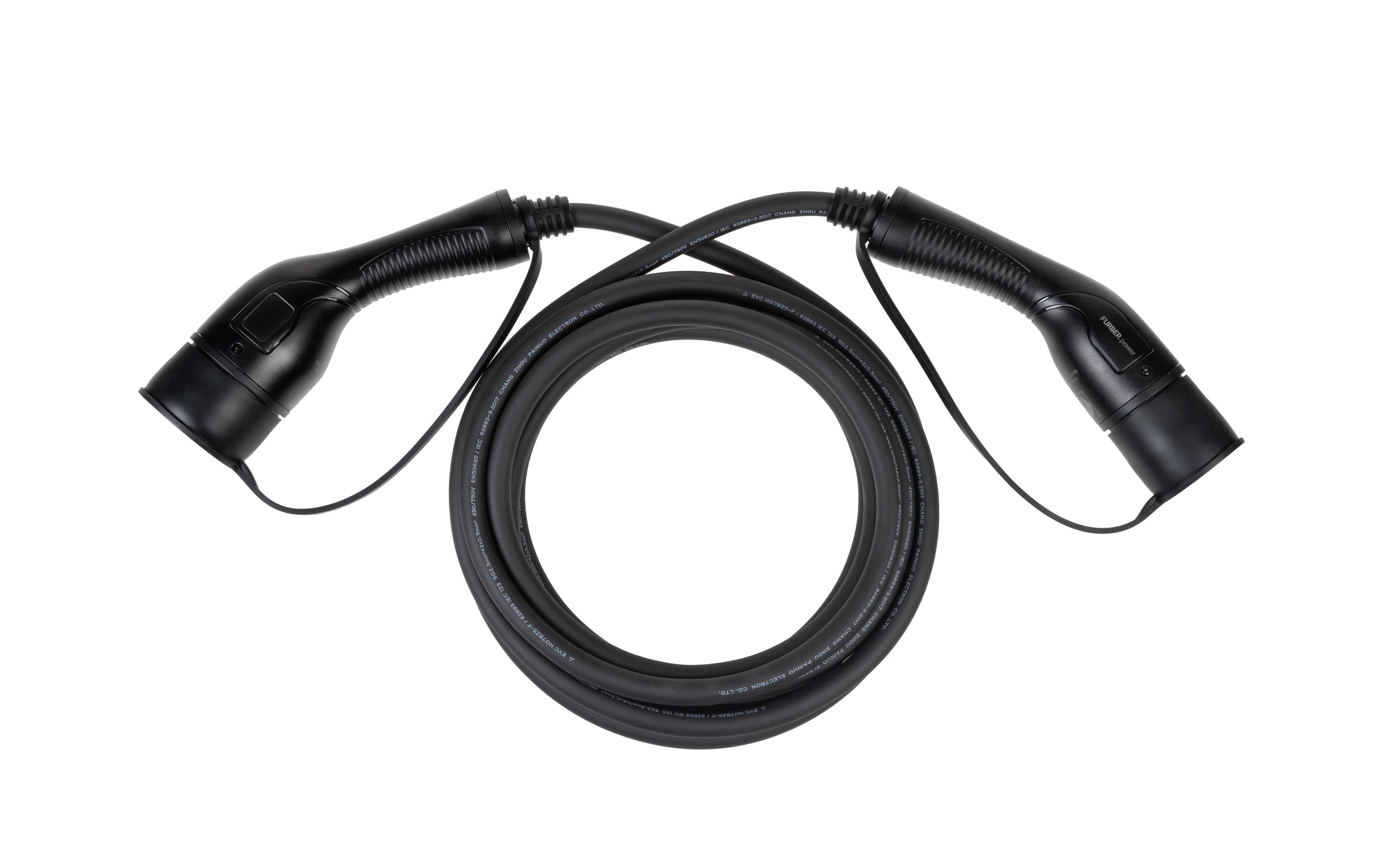 FURBER.power Ladekabel FREYJA Typ 2 11 kW 5 m FURBER.power Ladekabel FREYJA Typ 2 11 kW 5 m