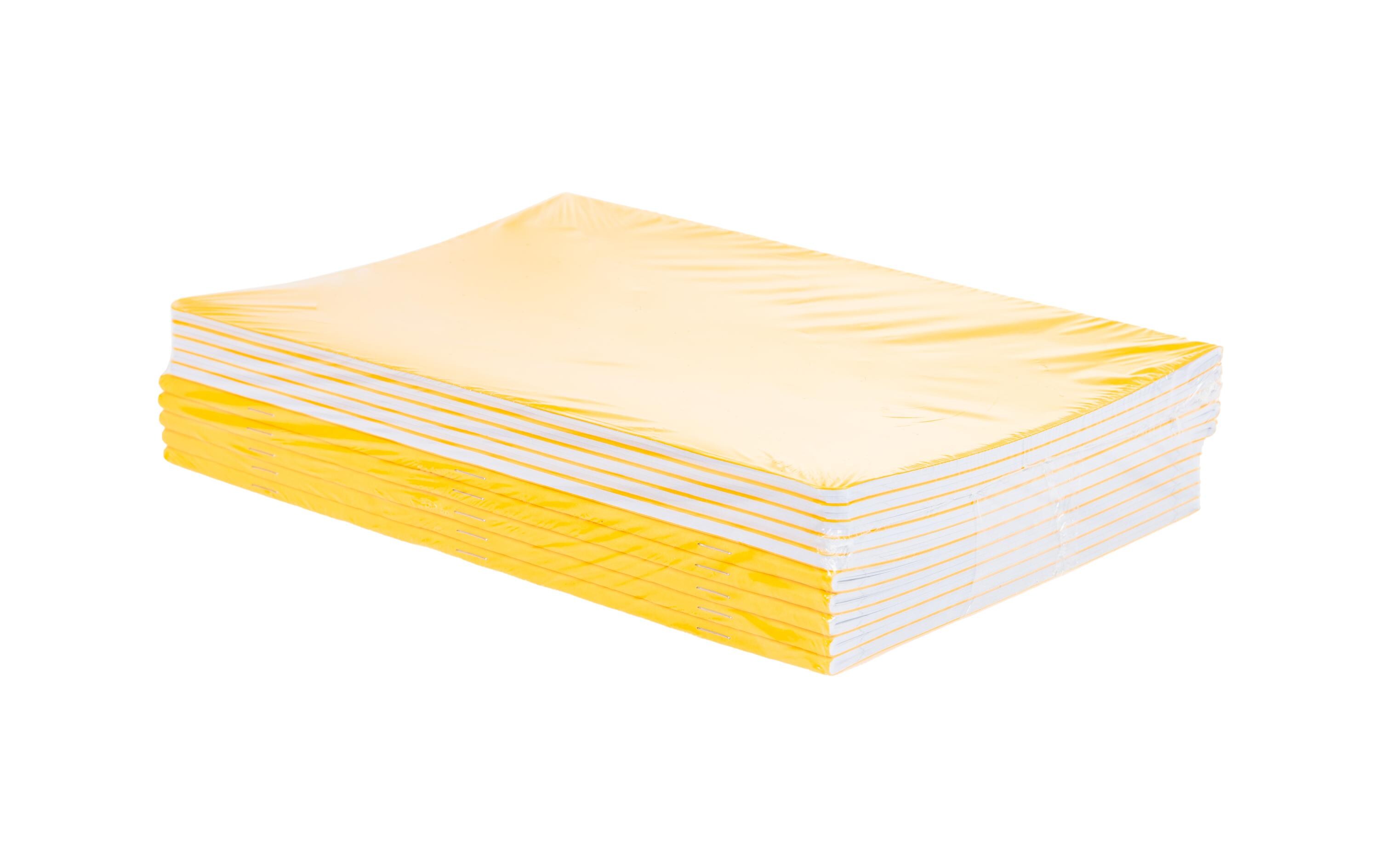 Office Focus Schulheft A4, Liniert, Gelb, 10 Stück