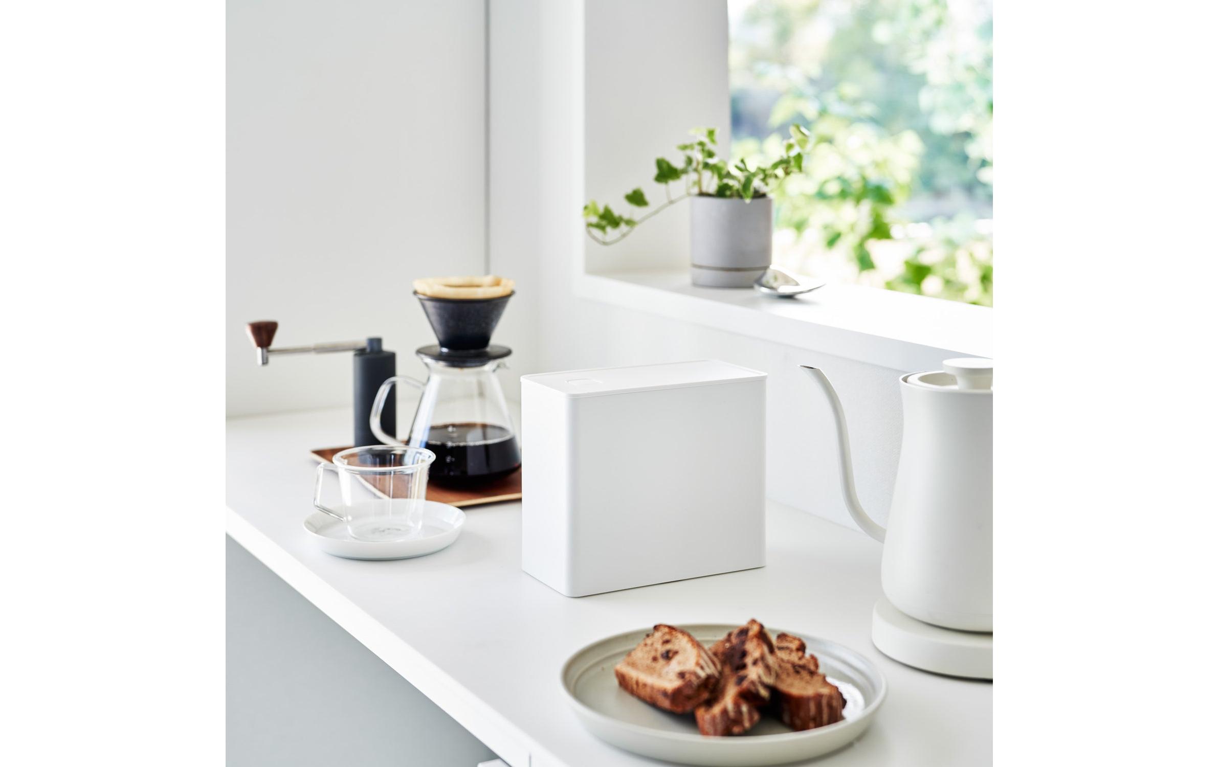 Yamazaki Vorratsdose Tower 1.6 l, Weiss