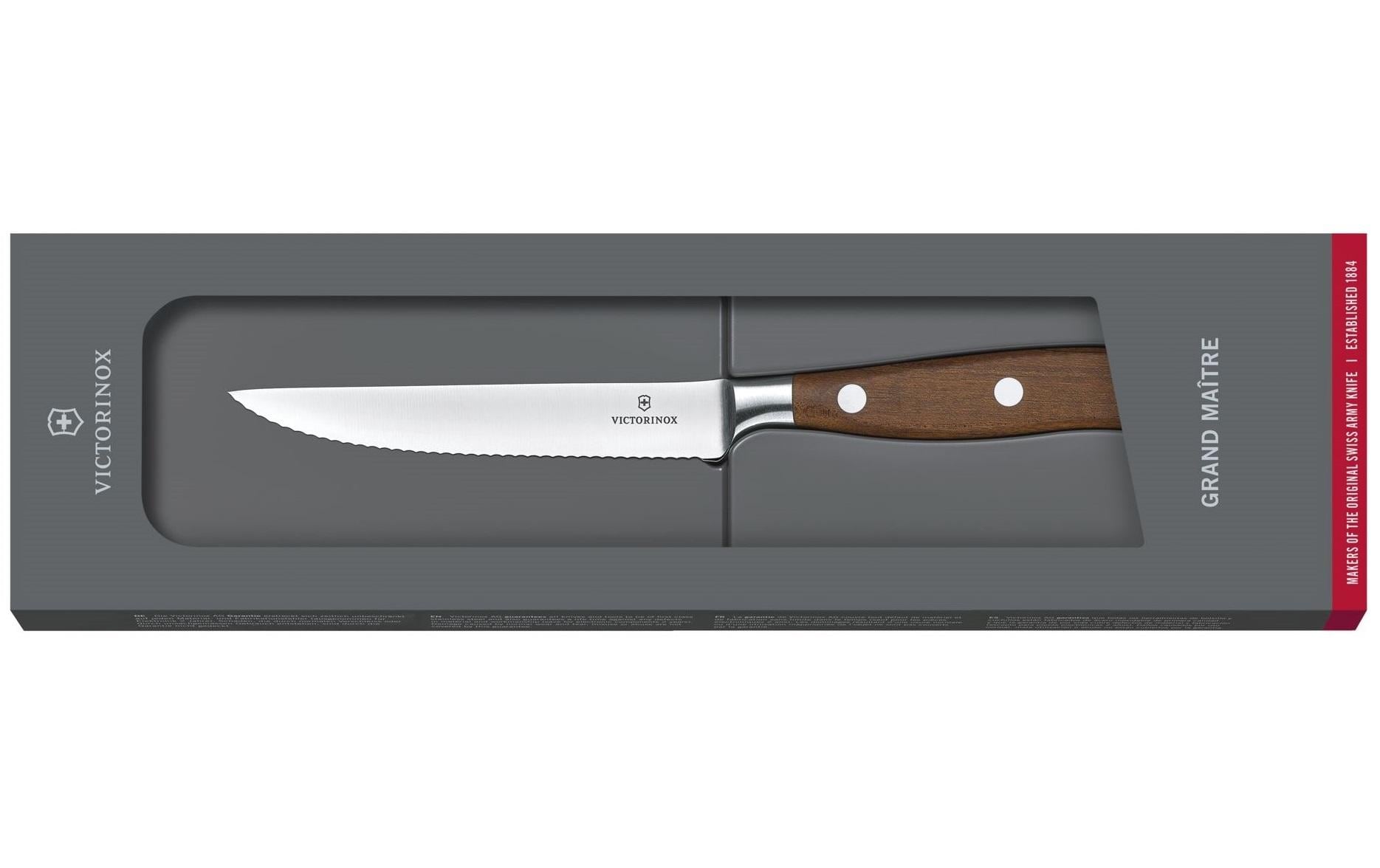 Victorinox Steakmesser Grand Maître Wood 1 Stück, Rosenholz