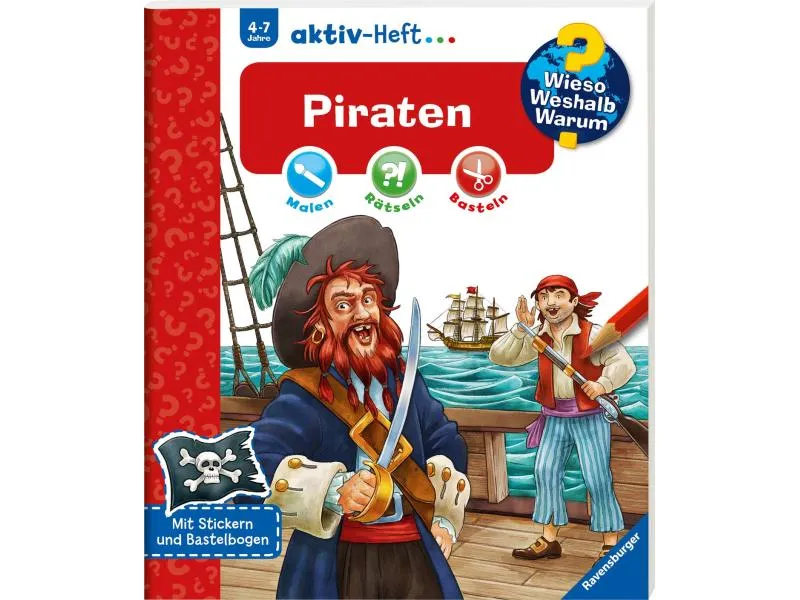 Ravensburger Kinder-Sachbuch WWW Aktiv-Heft Piraten