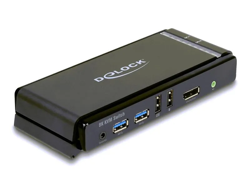 Delock KVM Switch DisplayPort 1.4 8K 60 Hz