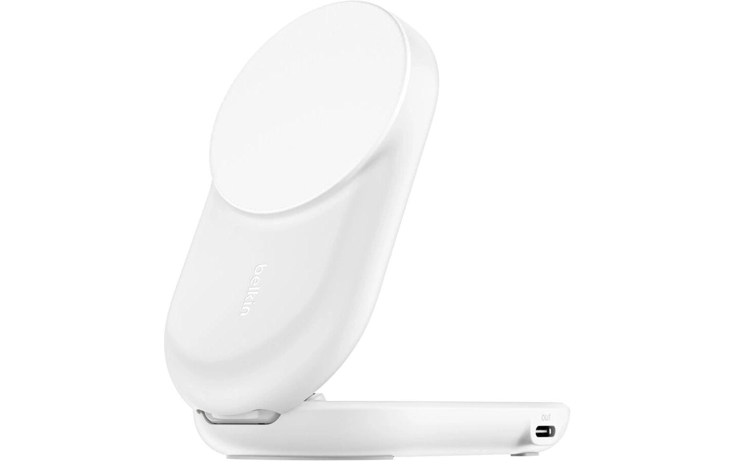 Belkin Wireless Charger UltraCharge 2in1 rund, Weiss