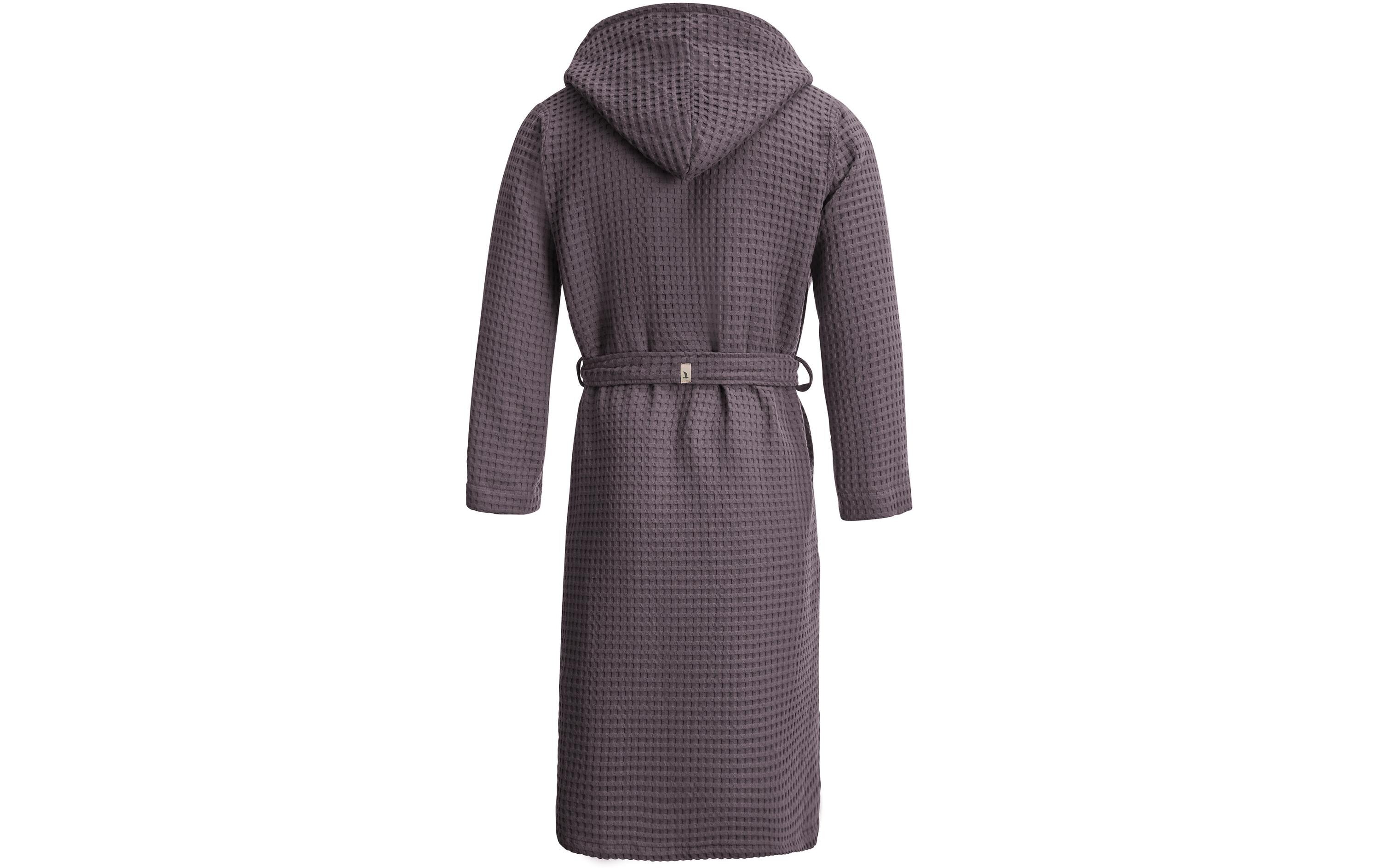 Möve Bademantel Piquée L, Graphite