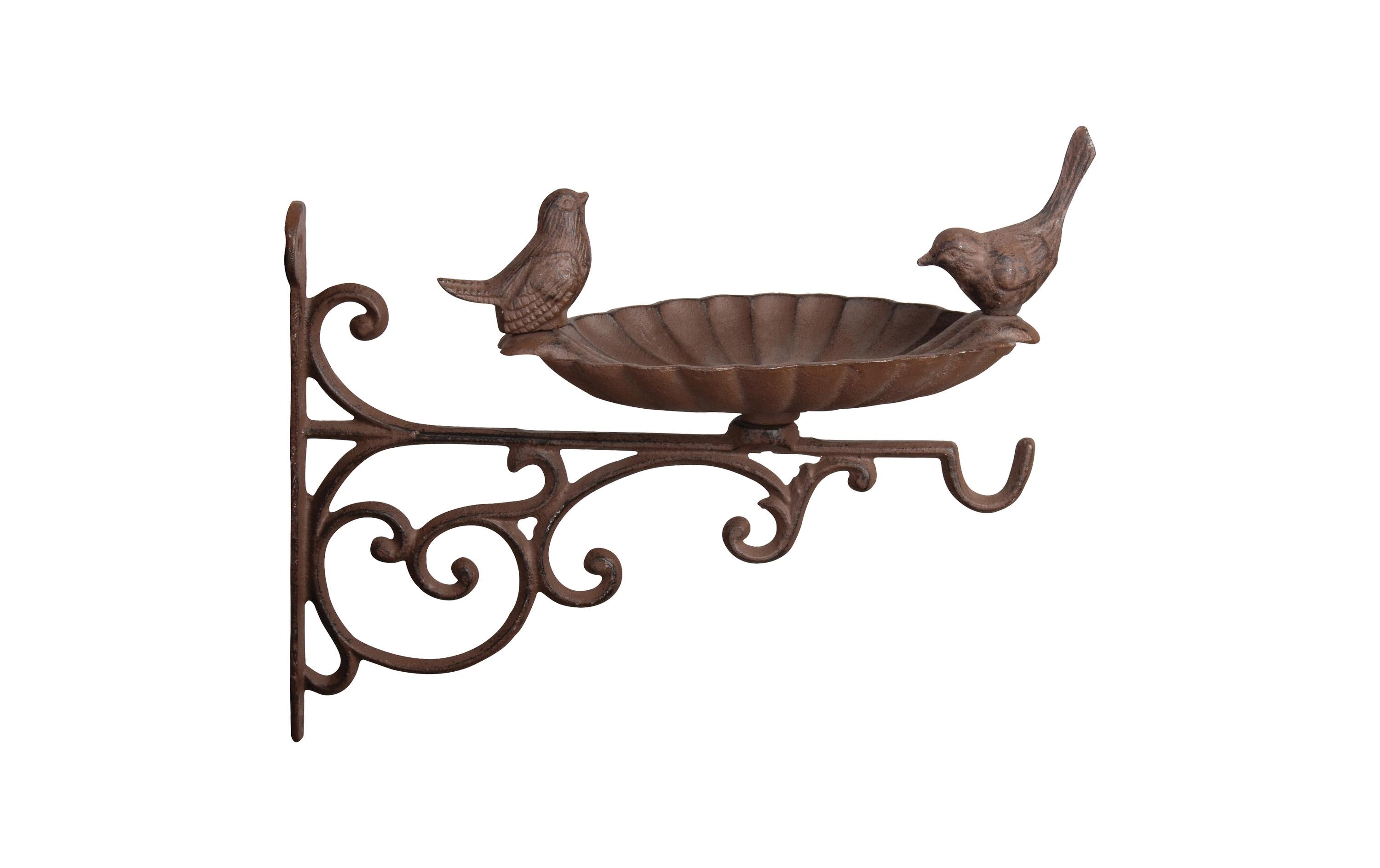 Esschert Design Futterstelle Wandfutterschale aus Gusseisen Esschert Design Futterstelle Wandfutterschale aus Gusseisen