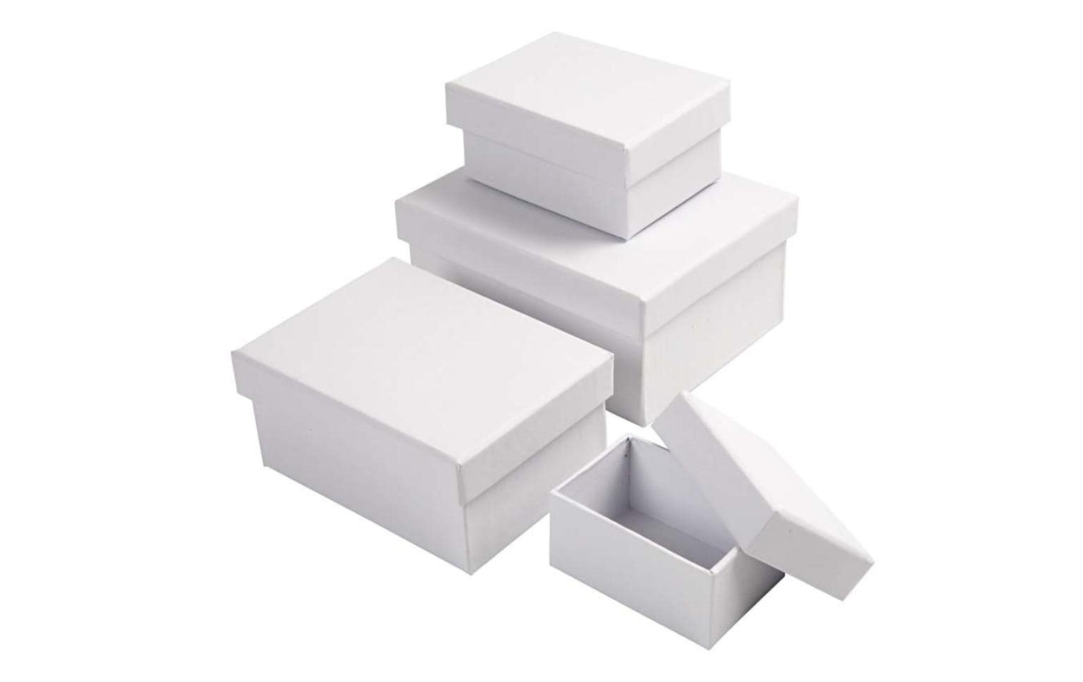 Creativ Company Papp-Schachtel 3,5-6,5 cm 4 Stück Creativ Company Papp-Schachtel 3,5-6,5 cm 4 Stück