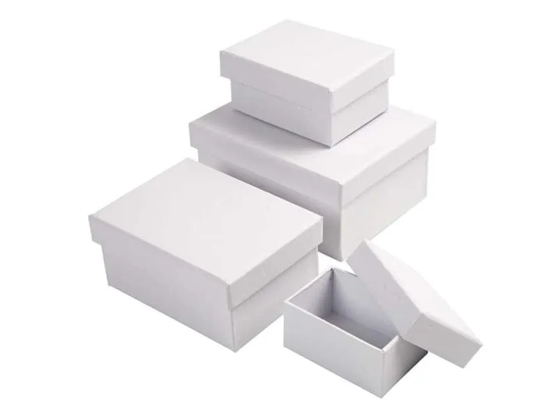 Creativ Company Papp-Schachtel 3,5-6,5 cm 4 Stück Creativ Company Papp-Schachtel 3,5-6,5 cm 4 Stück